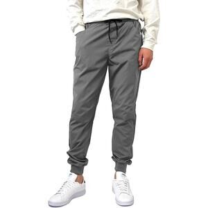 Southpole Men's Basic Tech Woven Track Jogger Pants Quick Dry Size Large Gray